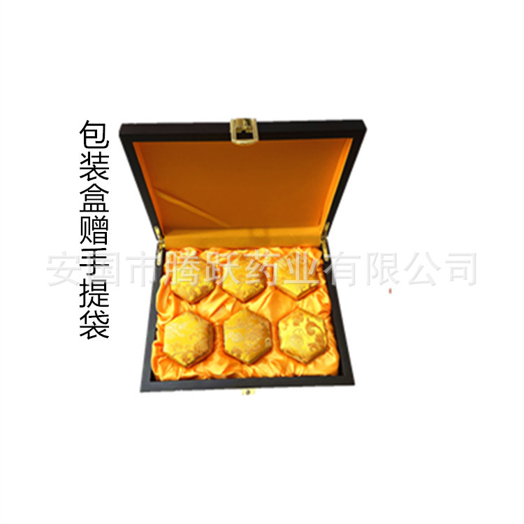 Antique Style Wooden Gift Box Set of 6 with Brocade Lining for Herbal Pills Jewelry and Keepsake Storage quality and texture