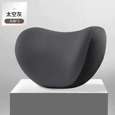 Car headrest, lumbar support, office cushion, memory foam car seat, car headrest, neck pillow (Waist support) - space-gray-headrest-one-size-fits-all
