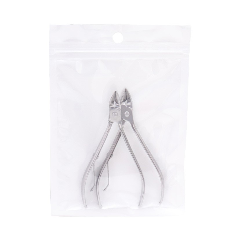 Acero inoxidable bolsas de abrazadera de trinchera de armadura para estudiantes para eliminar la piel muerta de uñas púbadas fábrica de abrazadera de piel muerta al por mayor