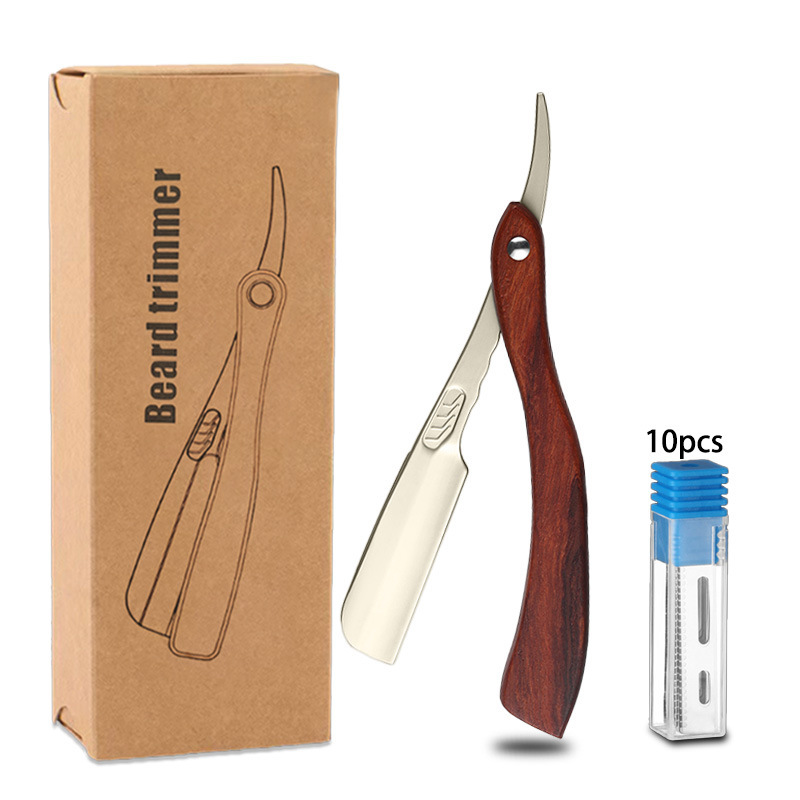 Razor Men's Manual Razor Old-Fashioned Replaceable Blade Holder Shaving Razor Grooming Shop Facial Grooming Eyebrow Razor Shaving Razor