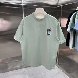 外贸新品卡萨布兰卡短袖 幻境之门字母logo印花个性CASA卡萨短袖T