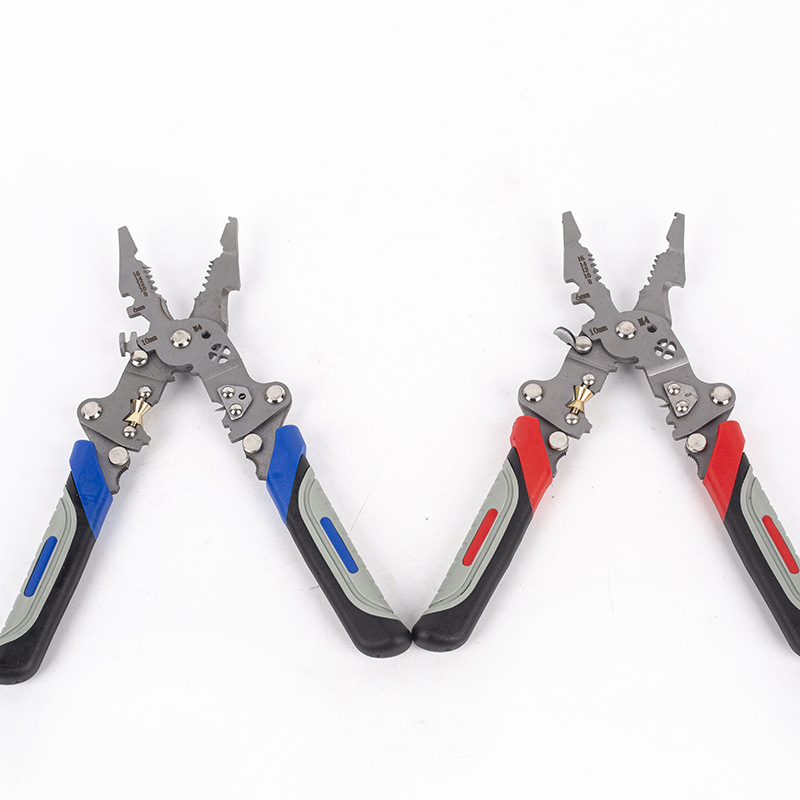 跨境爆款跨境折叠剥线钳多功能拔线分线钳压线剥皮神器剪线钳电工