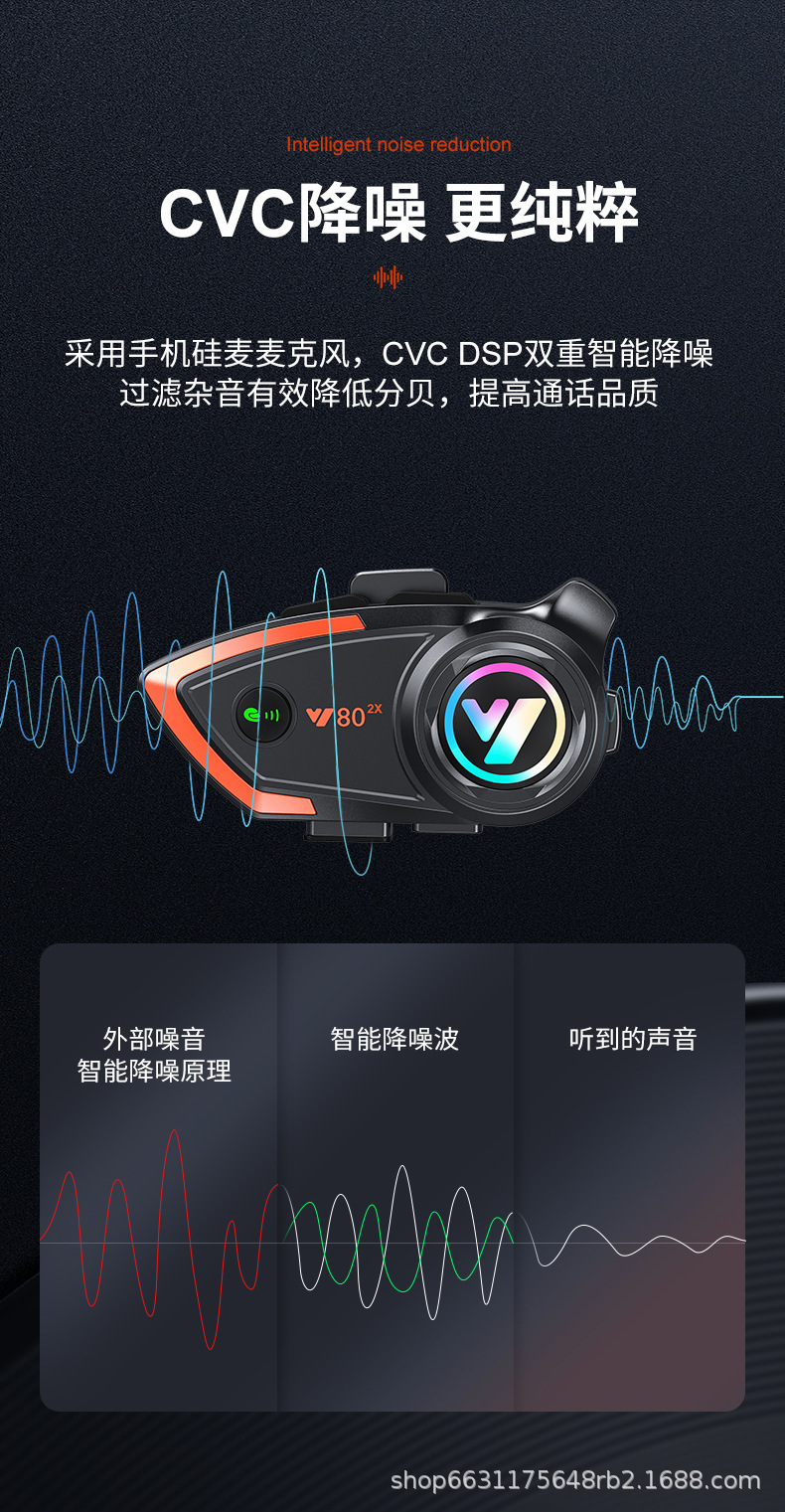 New motorcycle helmet bluetooth headset takeaway rider built-in bluetooth headset full helmet half helmet 3/4 helmet