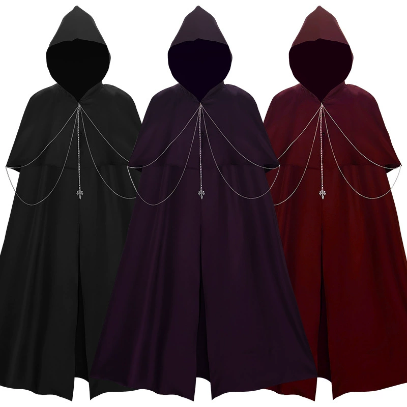 2024, трансграничный Amazon, новый средневековый плащ эпохи Возрождения на Хэллоуин, сценический костюм