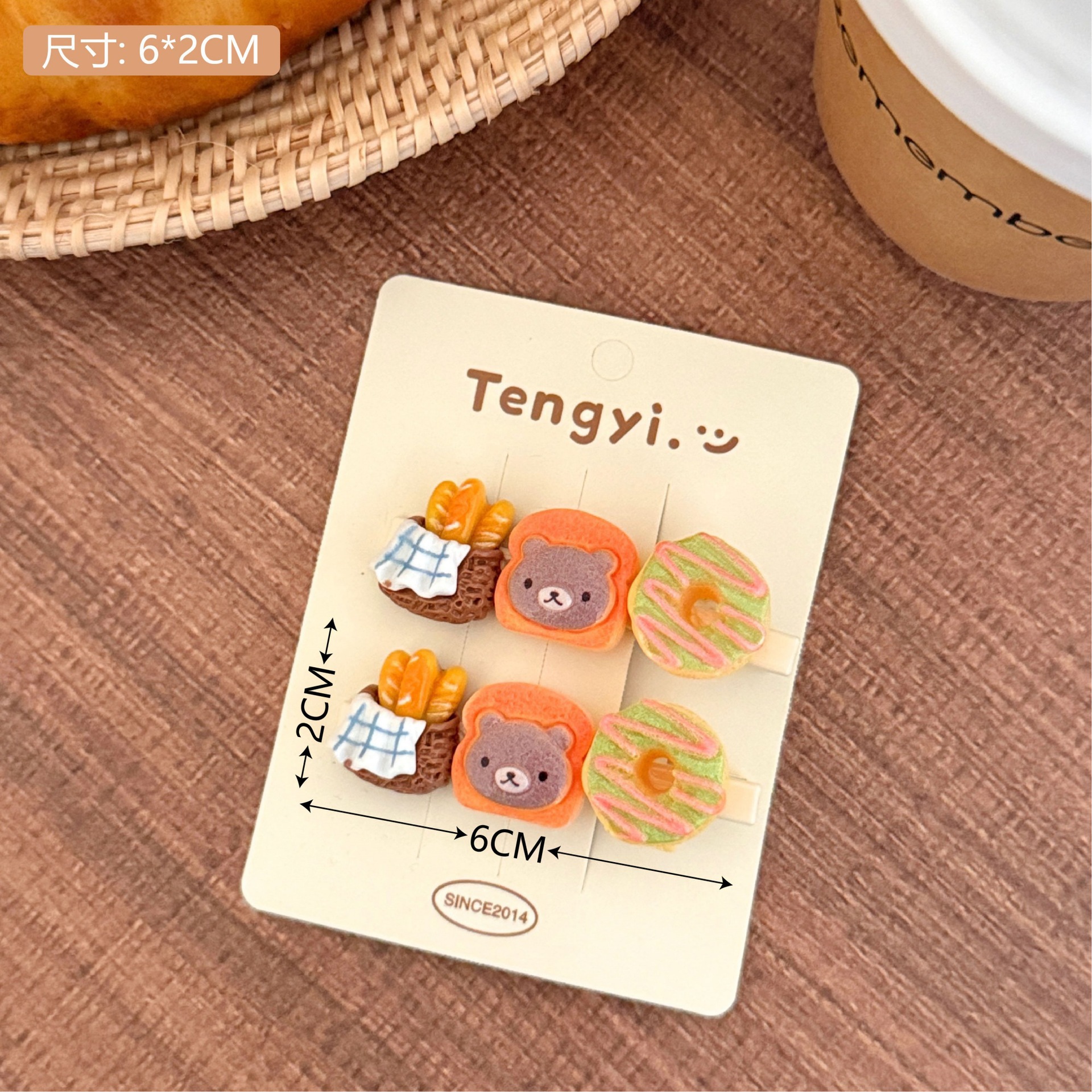 Creativa extraña comida infantil juegan pinzas de cabello comida simulación juegos de cabello de chicas interesantes pinzas de cabello al por mayor