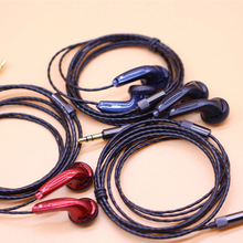 现货黑蓝红MX500耳机重低音耳机入耳耳机材料单元线耳机线
