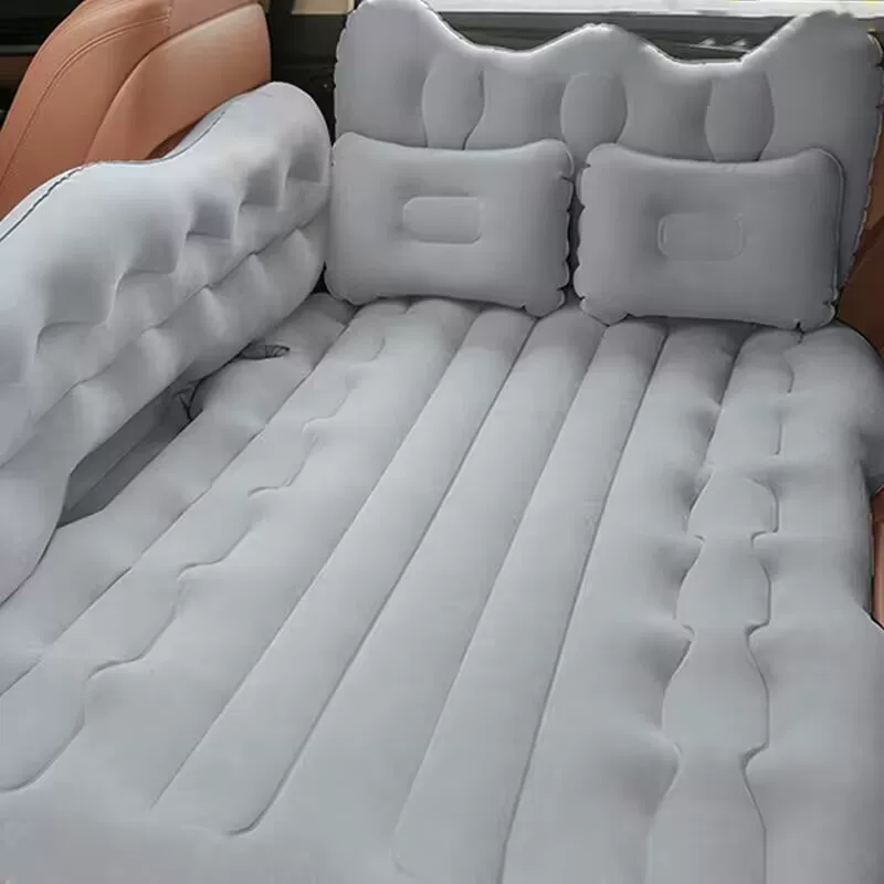 Folding inflatable mattress for sleep