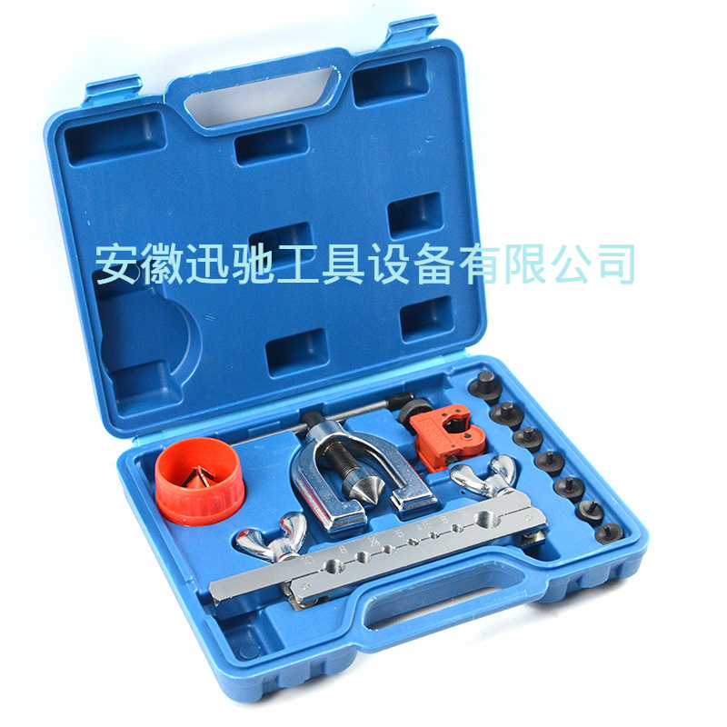Juego de 10 piezas de expansión de orificios, instalación de aire acondicionado excéntrico, expansión de tubos, expansión de tubos manual, herramienta de mantenimiento de automóviles, herramienta de expansión