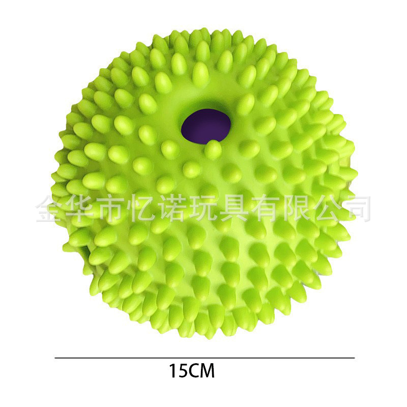 전신 스파이크 볼 그린 15CM (OPP 가방) / 20-30kg 개용