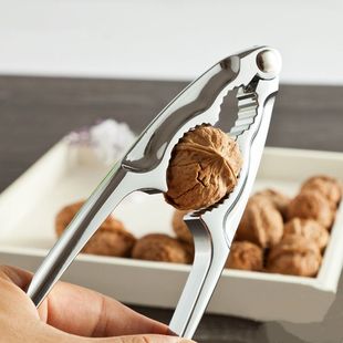 Walnut Clip, Walnut Peeling Tool, Walnut Clip, Hazelnut Household Alloy Pine Nut Nut Shell Opener, Thickeneded