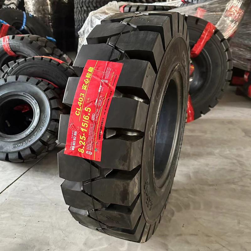 Chaoyang carretilla elevadora neumático sólido Hang Fork 3 / 3.5 toneladas rueda delantera 28x9 - 15 rueda trasera 650 - 10 neumáticos neumáticos