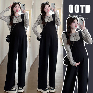 Maternity Spring suit 2025 New Fashion Stylish Fashionable Small Casual Loose Overalls Two-piece Set