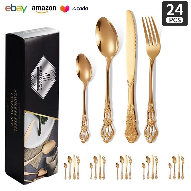 로즈 골드 [24PCS] 작은 색상 상자
