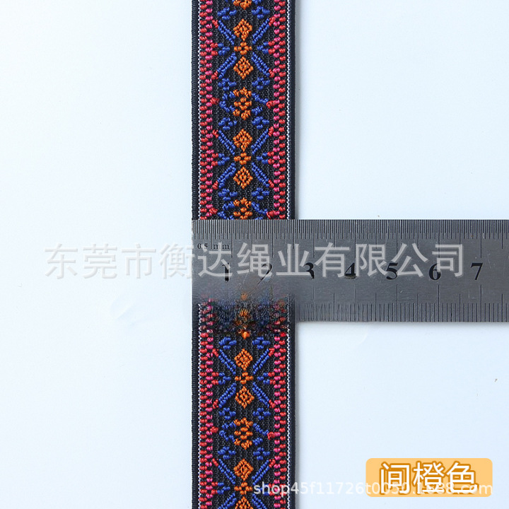 Bandas elásticas jacquard étnicas, reloj de mano jacquard bohemio, ancho de banda 1.5cm ~ 2.5cm, una gran cantidad de goma en stock