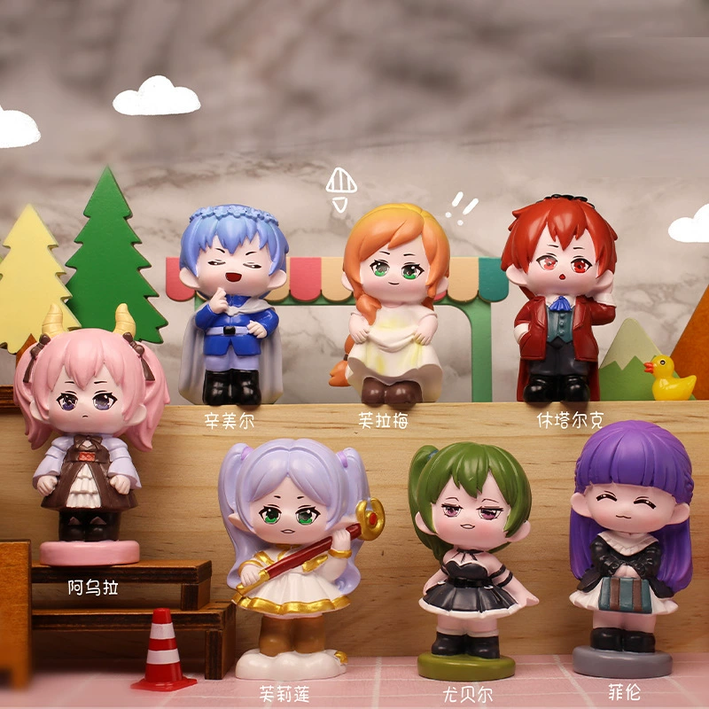 Картонные периферии fu Lillian blind box 2D модные игрушки куклы настольные украшения студенческий маленький подарок оптовая продажа