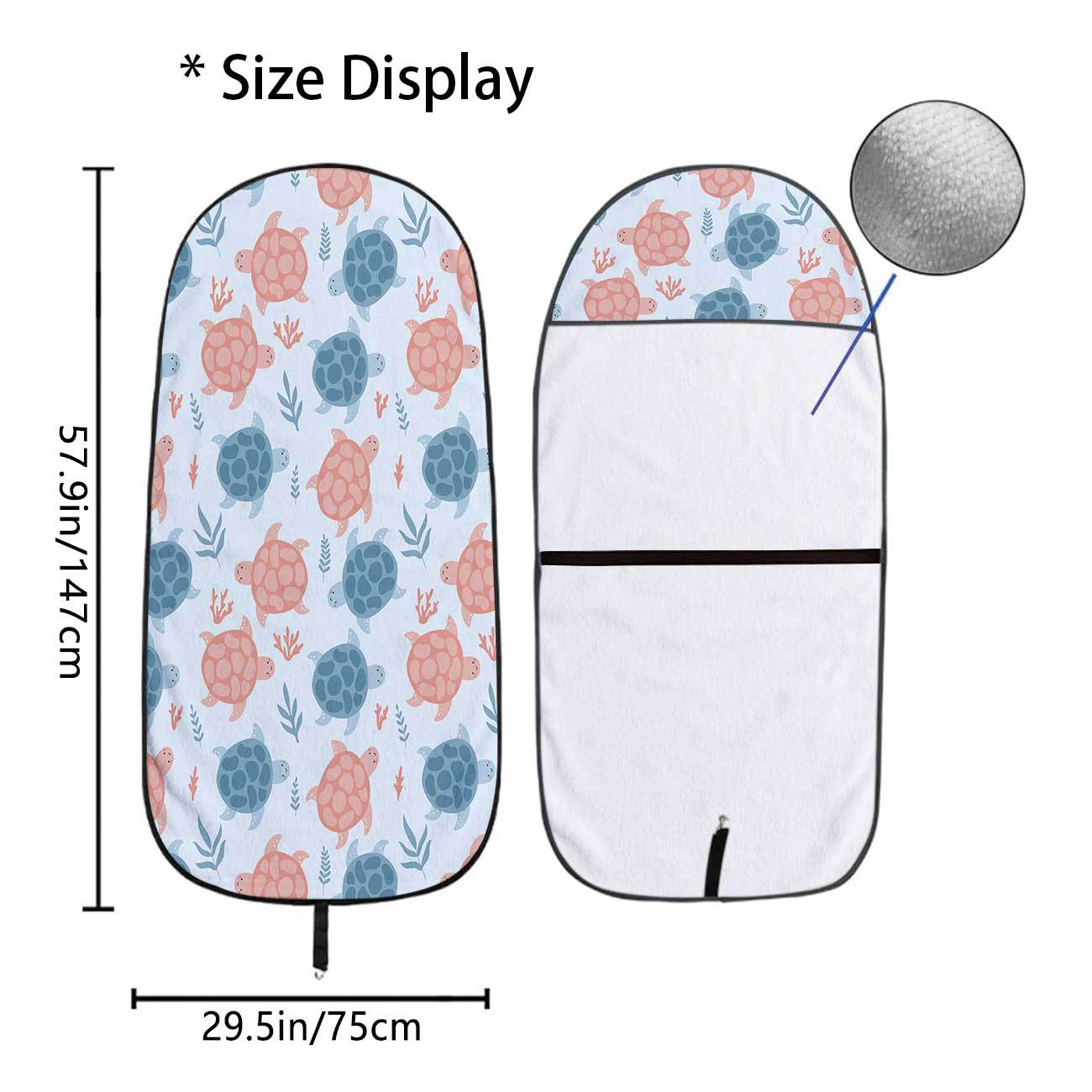 Marine seat towel cover front seat protector suitable for gym and exercise, universal for all seasons and car use