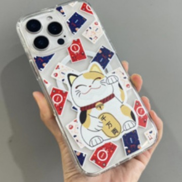 Aplicable a Apple 16 pintado iPhone 16 ProMax caso de dibujos animados MagSafe caso de teléfono celular