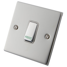 Ӣ��ӢҎ���P��T��_�P 1 GANG PRESS SWITCH POLISHED CHROME