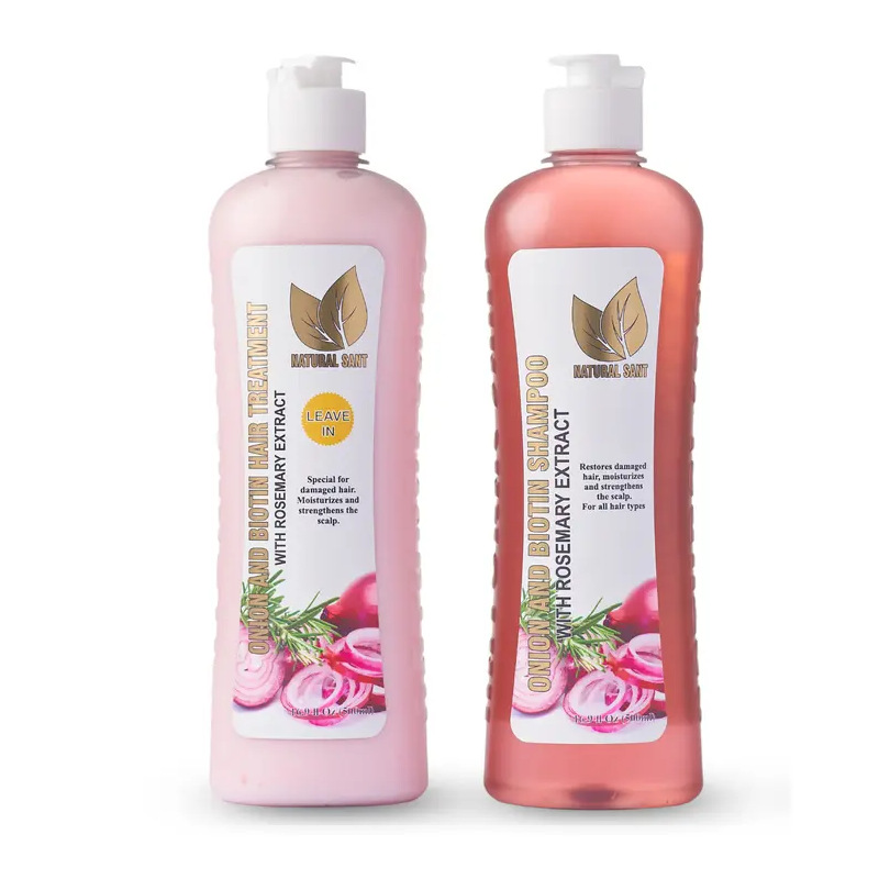 Cross-border explosions onion biotin shampoo suit moisturizing nourishing shampoo shampoo rosemary ingredients