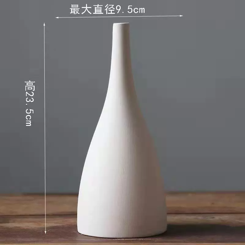Керамическая ваза, минималистичный скандинавский заготовка для DIY — декор дома и свадебный реквизит, 0,25 кг