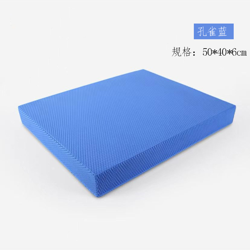 Una pieza de almohadilla de equilibrio de alto rebote, colapsado suave, antideslizante y resistente a la fabricación, entrenamiento de rehabilitación de equilibrio de fitness, almohadilla de codo de rueda abdominal
