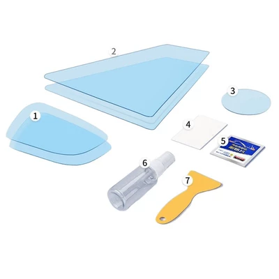 Rearview mirror rainproof sticker film for cars, reflective anti-rain magic