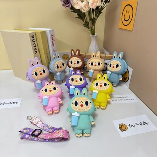 New Southeast Asian Children's Bag Silicone Pull Cartoon Cross-Body Bag for Boys and Girls Coin Purse Coin Storage Bag