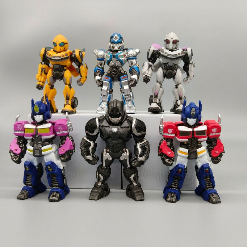 クロスボーダー オートボット クリエイティブ オーナメント 8点セット 手作りオフィス 4色 オートボット フィギュア カーオーナメント|undefined