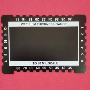 High Precision Stainless Steel Hexagon Wet Film Comb Paint Wet Film Thickness Gauge Comb Gauge Wet Film Card Plastic Wet Film