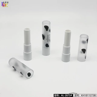 口红管圆形透明口红管润唇膏管口径10.8mm斜口口腊润唇膏包材空管