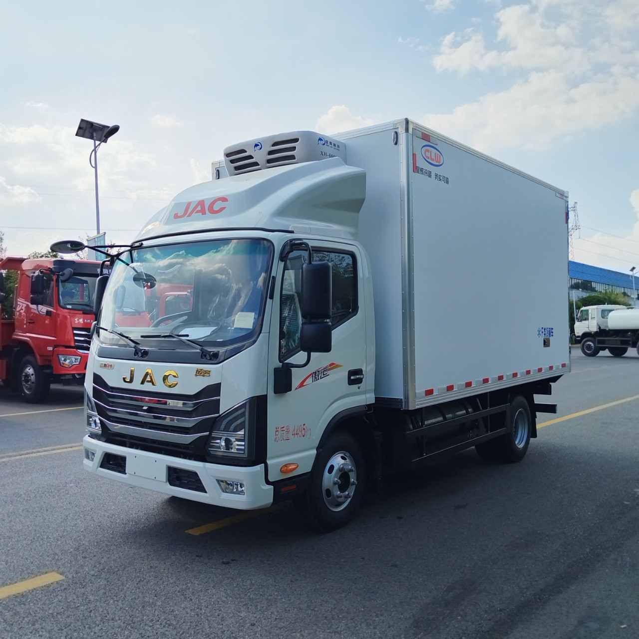 4米2冷藏车 C照可驾驶 天然气 冰激淋雪糕运输车 江淮冷藏车