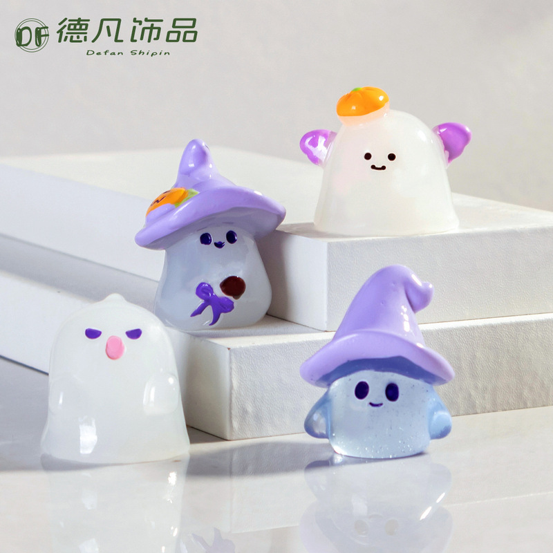 Cross-Border Halloween Quirky Ghost Creative Crafts Ornaments Resin DIY Desktop Decorations Car-Mounted Small Ornaments Cross-Border Halloween Quirky Ghost Creative Crafts Ornaments Resin DIY Desktop Decorations Car-Mounted Small Ornaments
