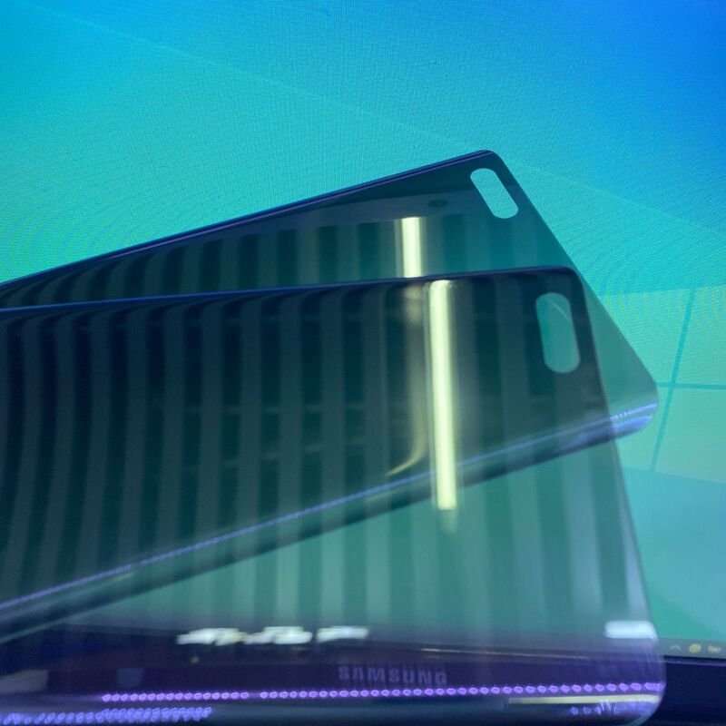 For S24pUV anti-peep tempered film note20ultra full glue liquid S23 anti-peep film S21P curved screen HD