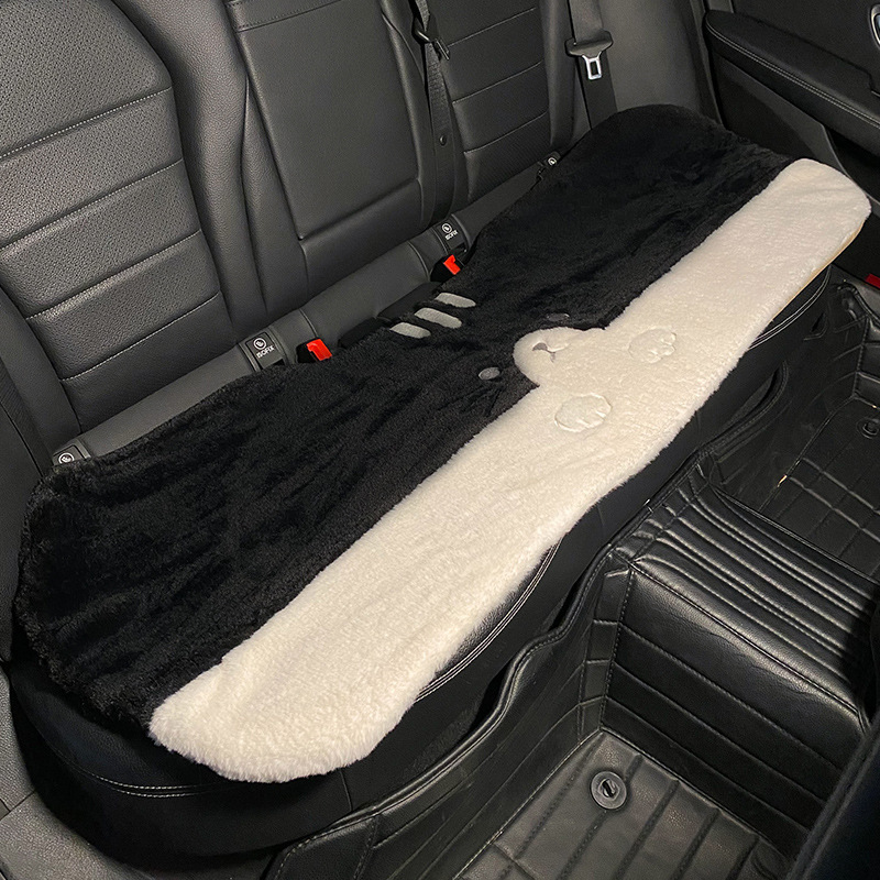 自動車クッション冬のぬいぐるみ女性車内シート加熱四季通用かわいい猫爪車クッション冬|undefined