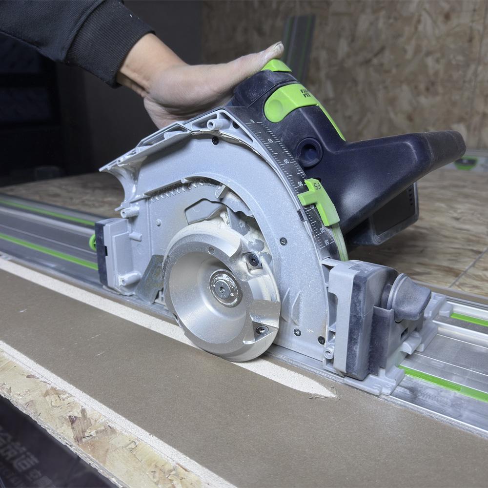 Byrne Tools Techo de placa de yeso para trabajar la madera Sierras de riel Festo Ranura en V Sierras de múltiples hojas Sierras de riel plegable Ranura
