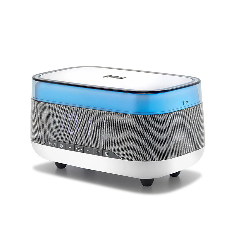 新型スマートbluetoothスピーカー創意デスクトップ夜灯音響無線充電器ベッドの雰囲気灯|undefined