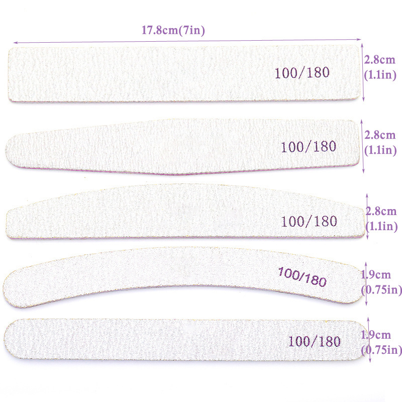Wholesale high-grade nail rubbing strip purple core thick matte strip repair strip nail tools nail shop special nail file