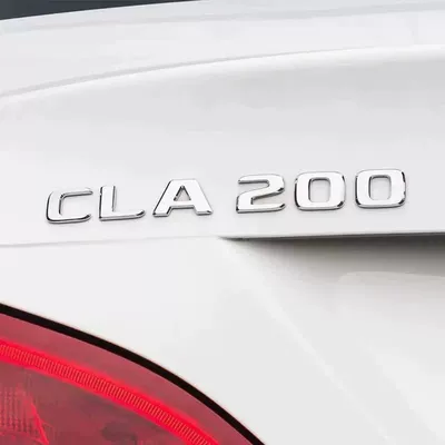 Car logo, CLA200 rear emblem, CLA45 emblem