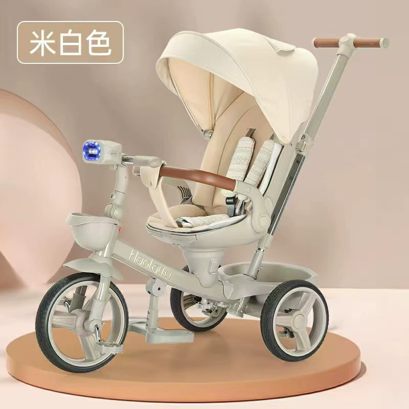 Детский складной трехколесный велосипед HaolaiFu, 1–3–6 лет