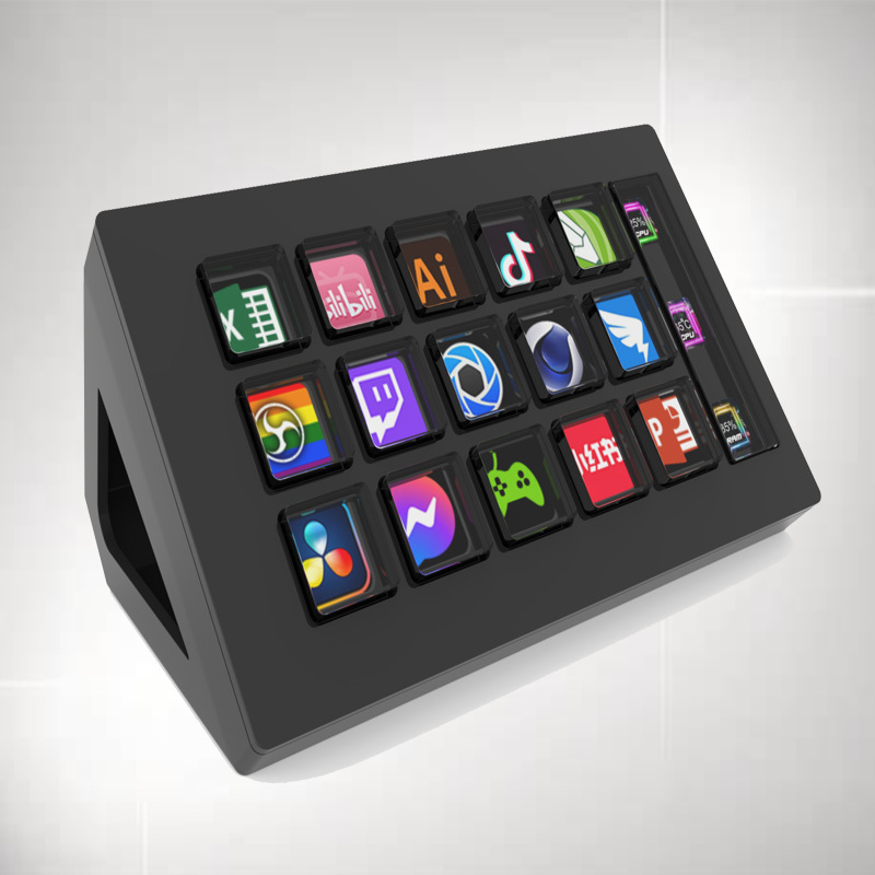 Desktop Visual Keyboard/Custom Keyboard/Stream Deck/Macro Console/Shortcut Keyboard/