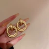 23#Silver needle-gold-geometric