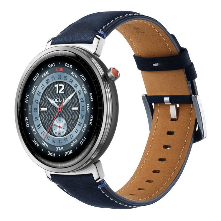 xDfind general cabeza plana caballo loco correa de pulso 22mm / 20mm