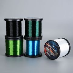 野井500大物大碼尼龍漁線墨綠色透明巨物線青魚鱘魚大號釣魚線
