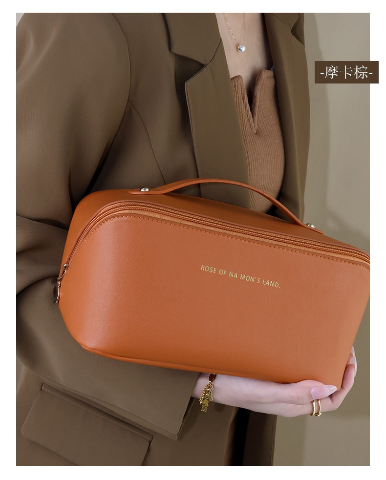 베개 가방 - 밝은 갈색