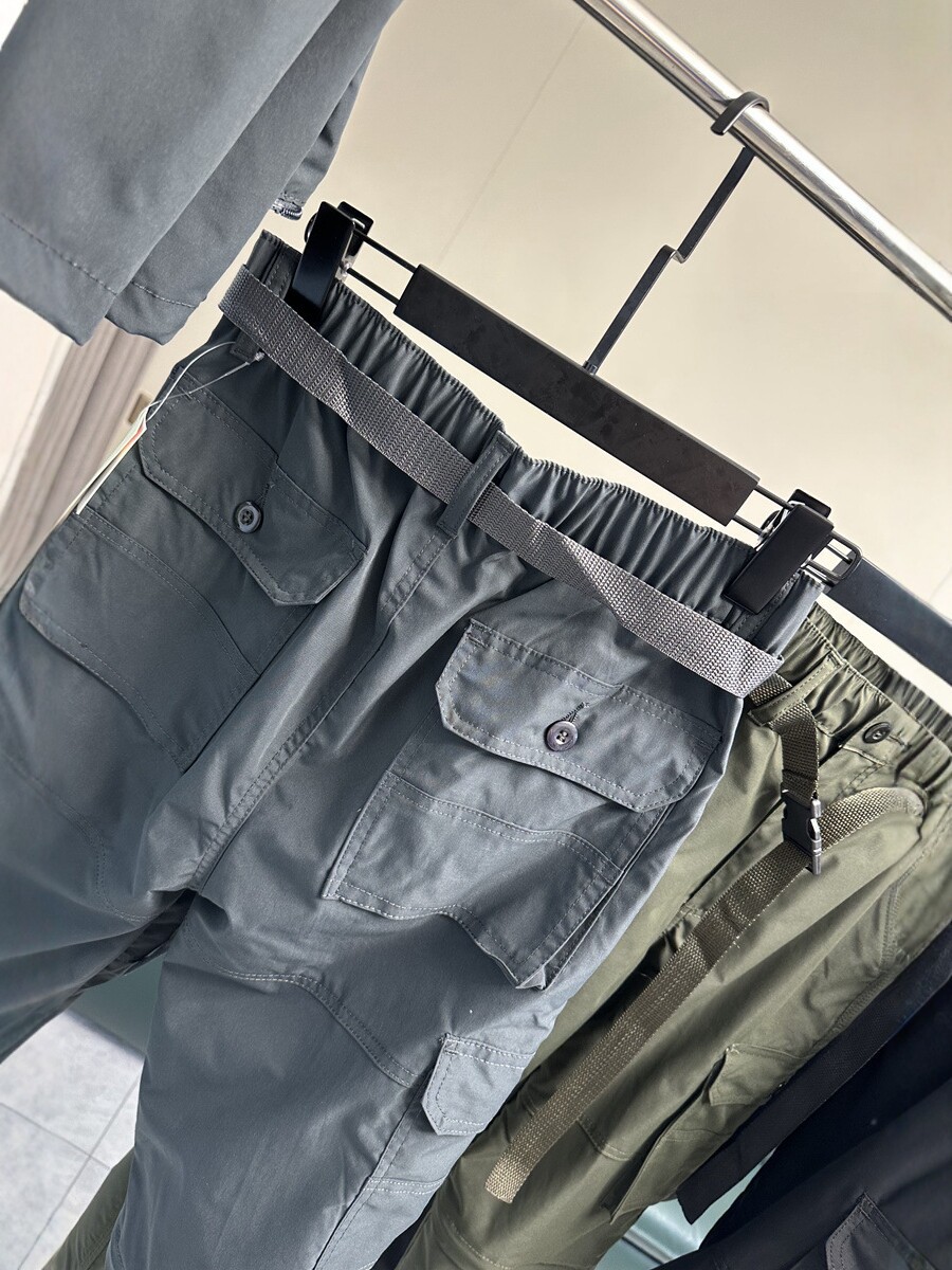 Pantalones de verano delgados desmontables de dos secciones Pantalones de secado rápido de hombre Pantalones de trabajo de hombre Pantalones rectos sueltos Pantalones de hombre