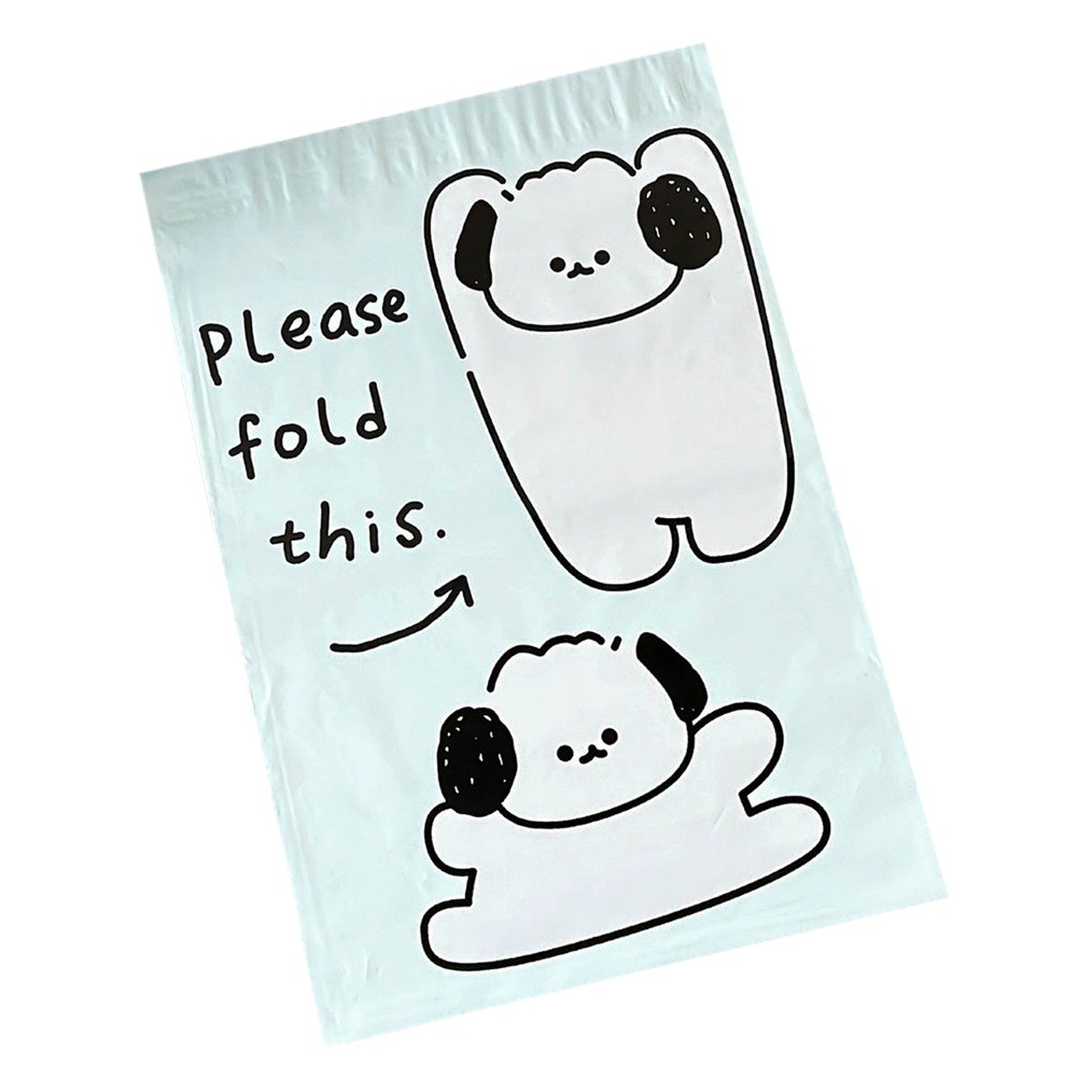 INS estilo lindo perrito expreso bolsa de embalaje caja de avión bolsa de embalaje jalea perro impresión expreso bolsa engrosada impermeable