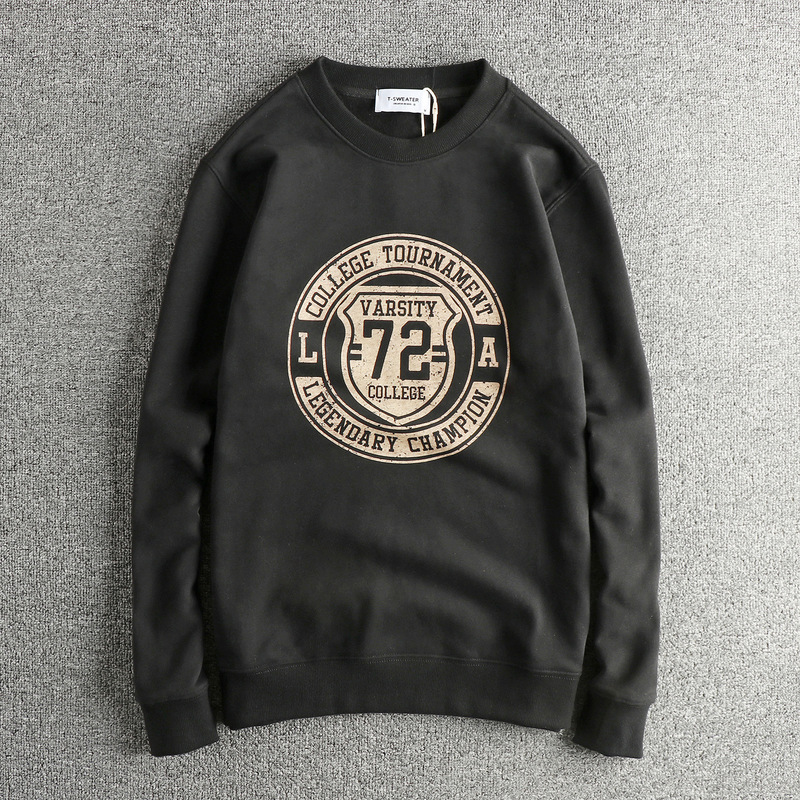 European and American style ACDC band rock punk men's long-sleeve vintage winter loose-fit men's sweatshirt European and American style ACDC band rock punk men's long-sleeve vintage winter loose-fit men's sweatshirt