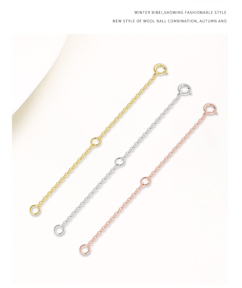 925 Sterling Silver Material Solid Color Pattern Plating Design Simple Style, Commute Style 1 Piece 925 Sterling Silver Solid Color Jewelry Accessories