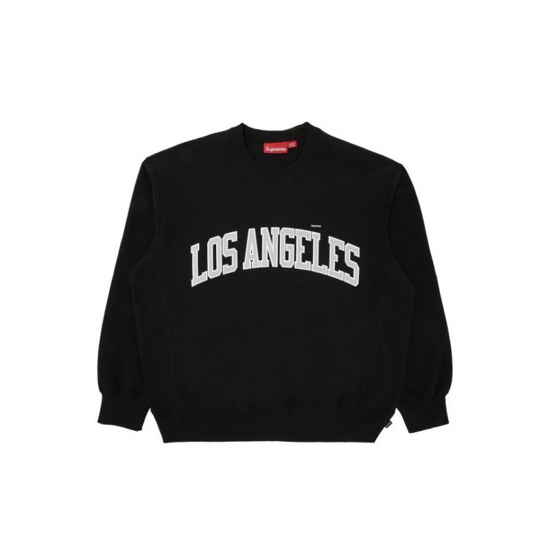 E572 Supreme 24SS Shop Crewneck上海开业黑色