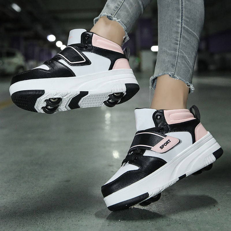 Boothead polea para niños, deformación, patinaje en cuatro ruedas, patinaje sobre ruedas con ruedas, patinaje sobre ruedas para hombres y mujeres, Amazon automático